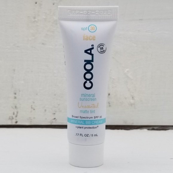 coola spf 30 mineral sunscreen unscented matte tint